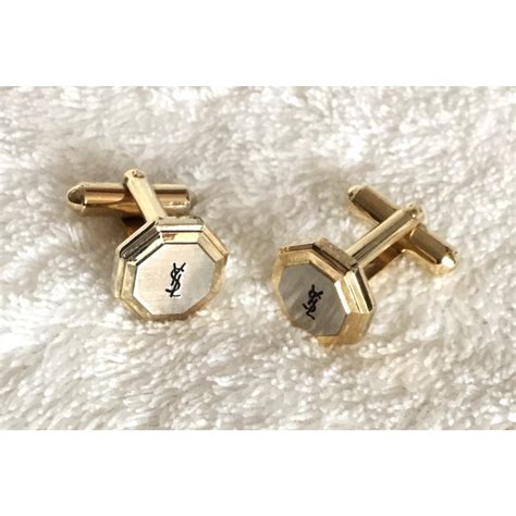 saint laurent cuff links.